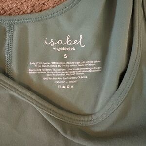 Isabel Maternity by Ingrid & Isabel Green Jumpsuit